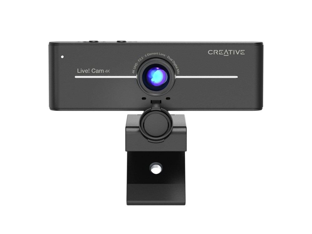 Creative Live! Web Cam Sync 4K with Dual Built-In MICS & Backlight Compensation