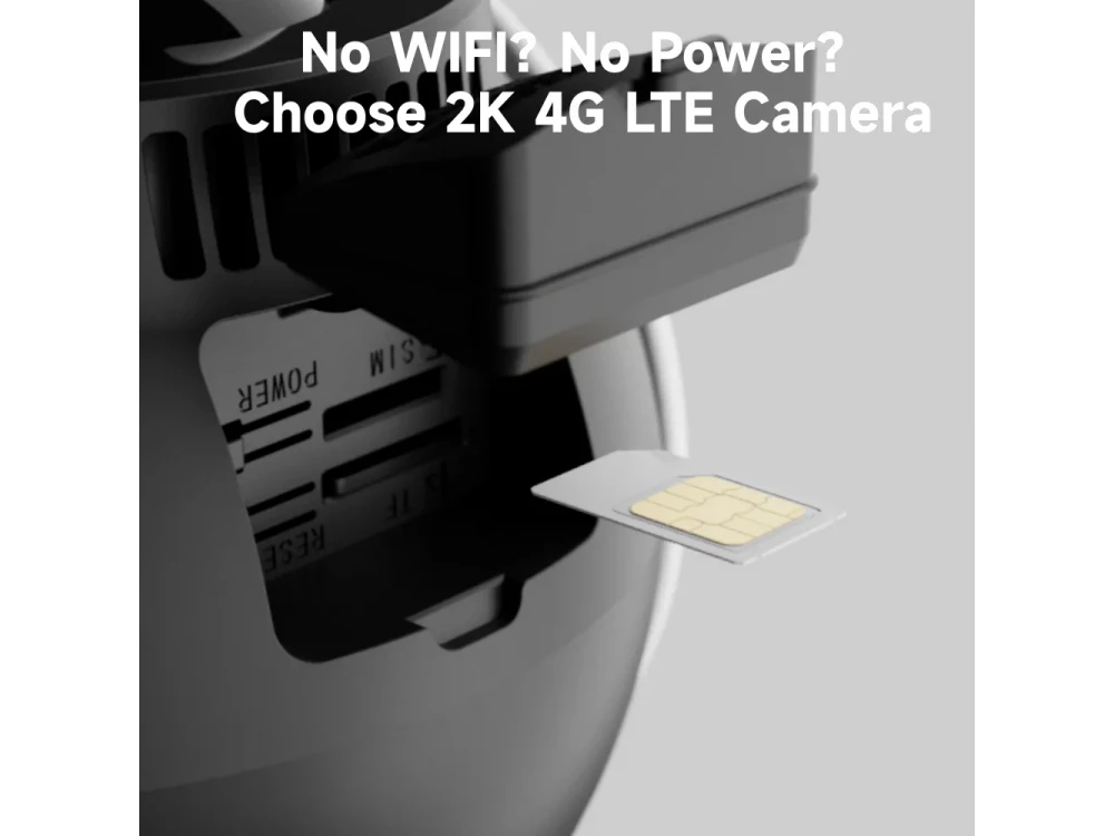 Arenti GO3G + SP2 Outdoor 4G IP Camera 2K σετ με Solar Panel, Ασύρματη με 4G/LTE, Νυχτερινή όραση,2-Way Audio & Motion detection