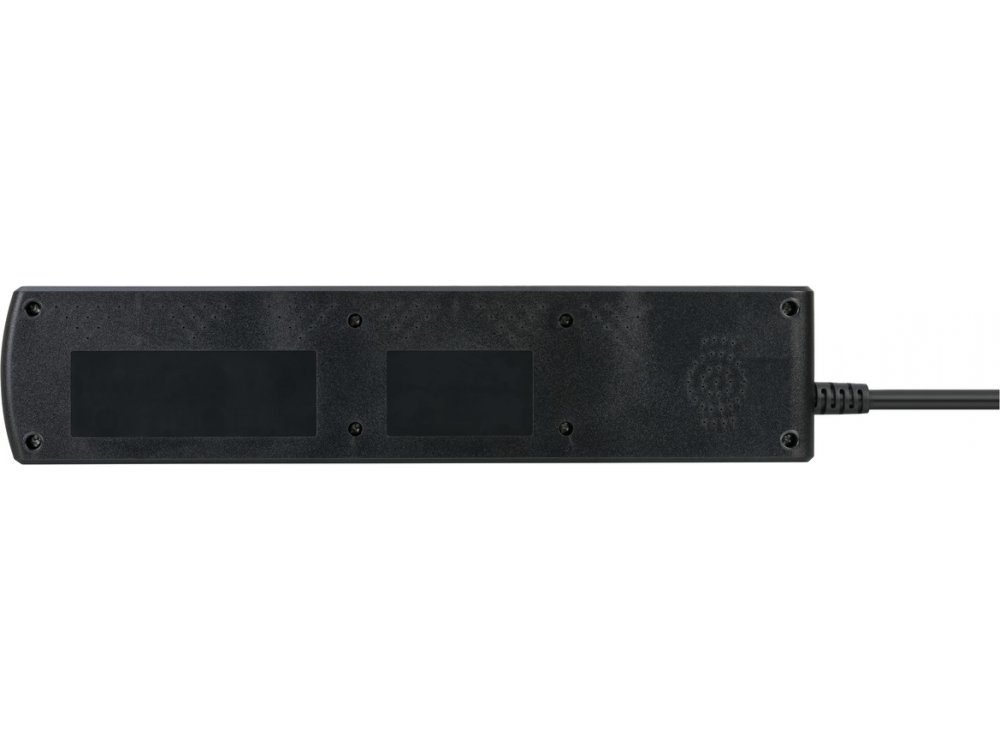 Brennenstuhl 6-outlet Extension socket, Πολύπριζο με Ανεξάρτητους διακόπτες & 2M Καλώδιο, Μαύρο