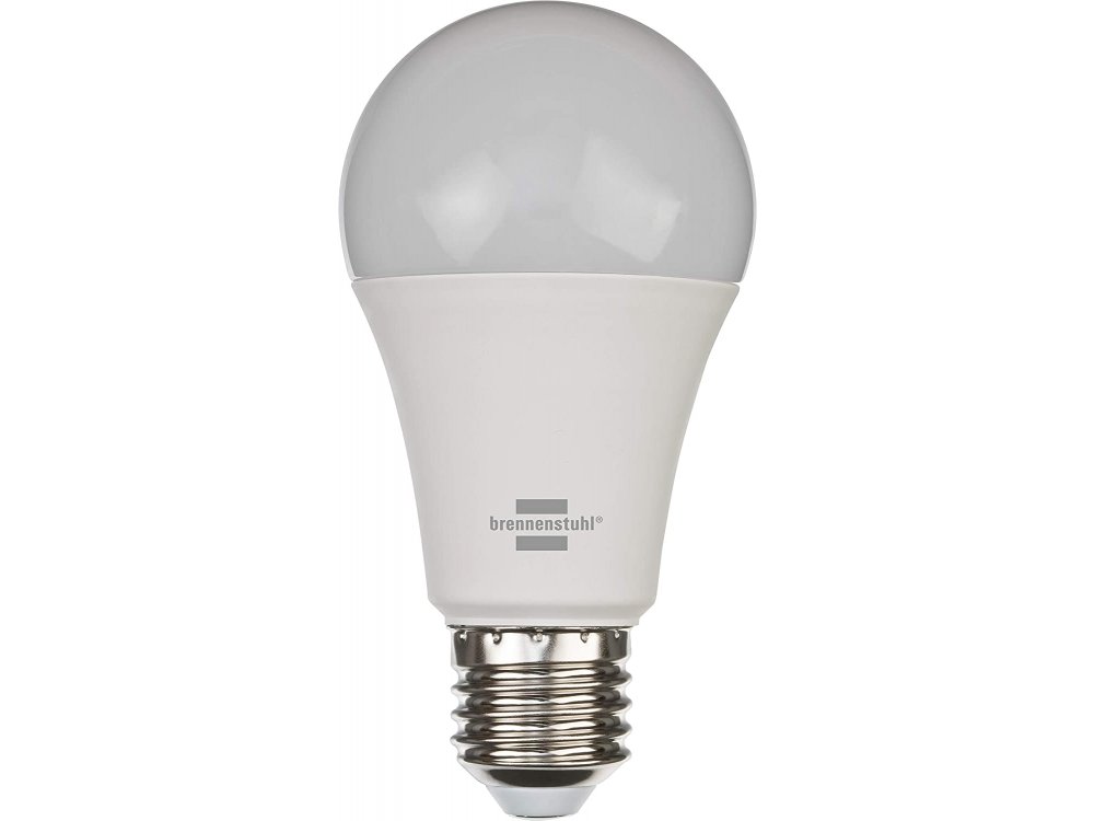Brennenstuhl Connect Έξυπνη λάμπα LED WiFi, Λευκή & RGB 9W E27 (Δε χρειάζεται Hub), 800 lm