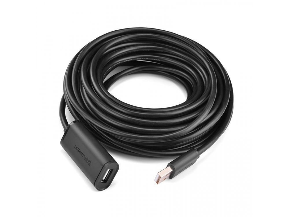 Ugreen USB 2.0 Active Repeater Cable 25μ. Καλώδιο Επέκτασης με Signal Amplifier, USB-A Extender - 10325