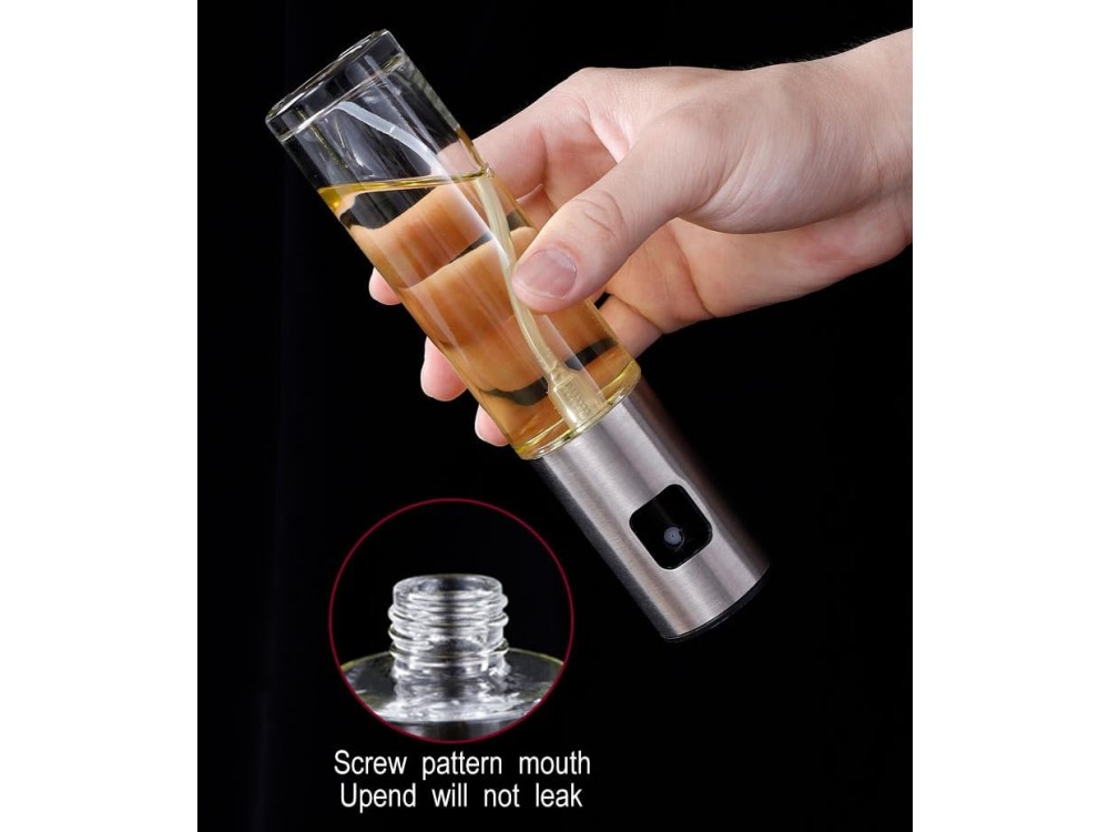 AJ 2-Pack Oil Glass Sprayer for Cooking, 100ml, Glass Oil Sprayer