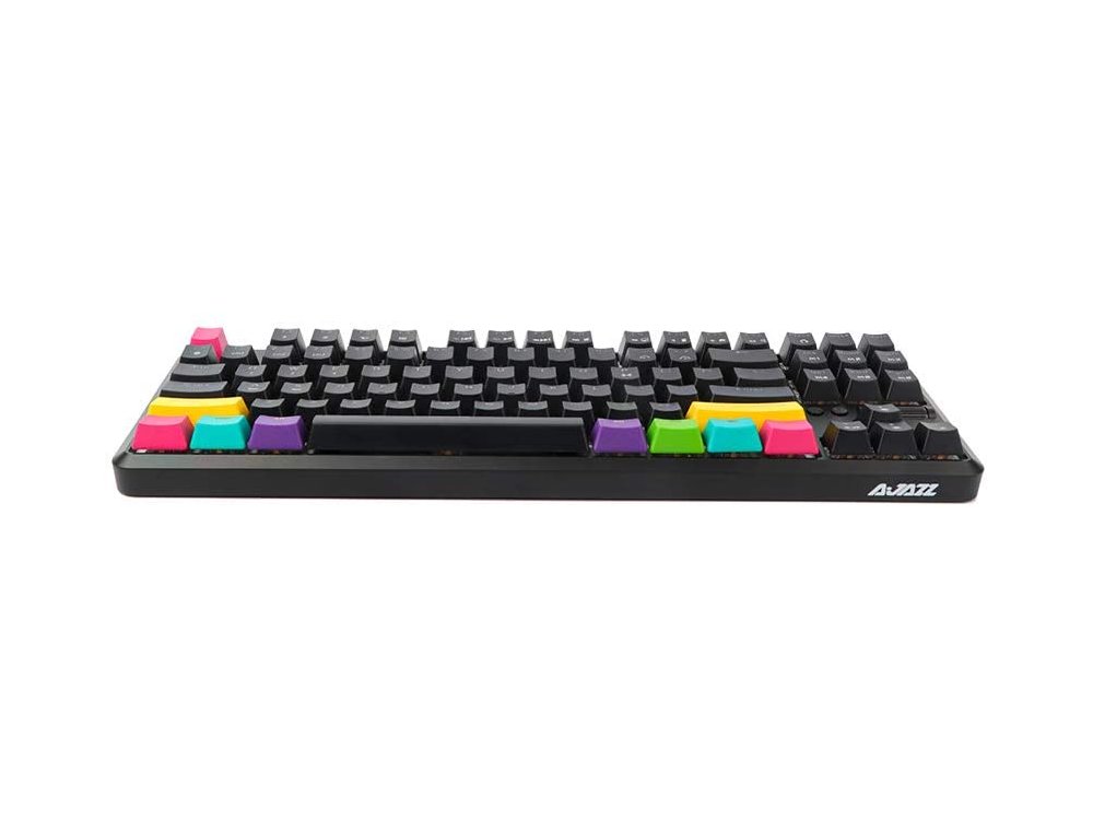 Ajazz K870T Ασύρματο Μηχανικό RGB Πληκτρολόγιο, Bluetooth Gaming Keyboard με Brown Switches, Tenkeyless, Μαύρο