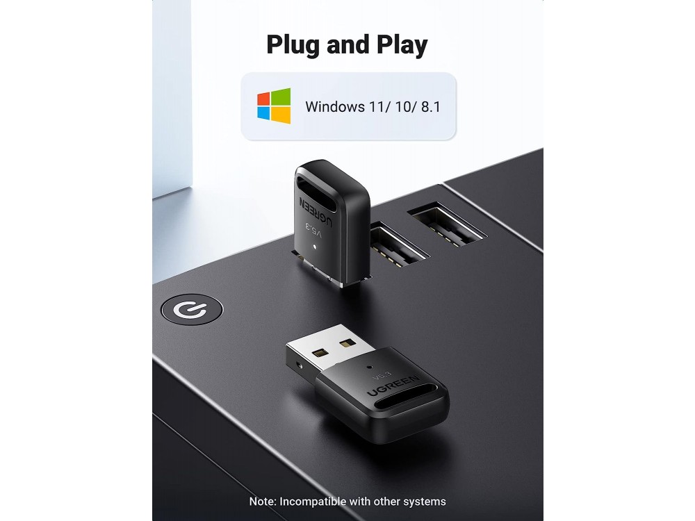 Ugreen USB 5.3 Bluetooth adapter για PC