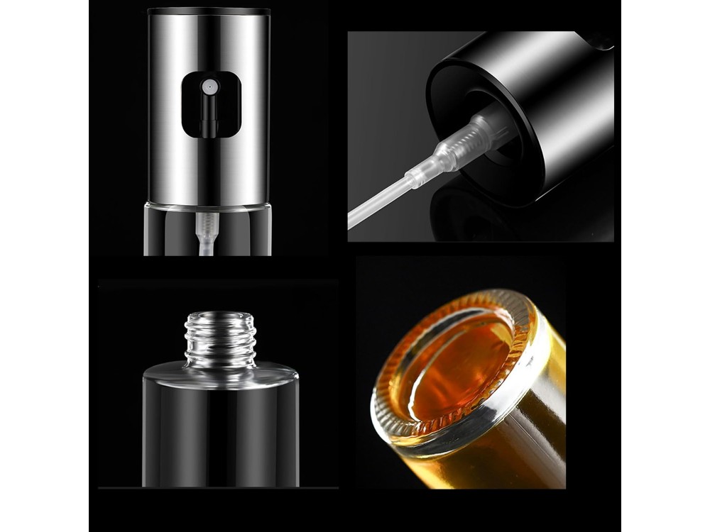 AJ 2-Pack Oil Glass Sprayer for Cooking, 100ml, Glass Oil Sprayer