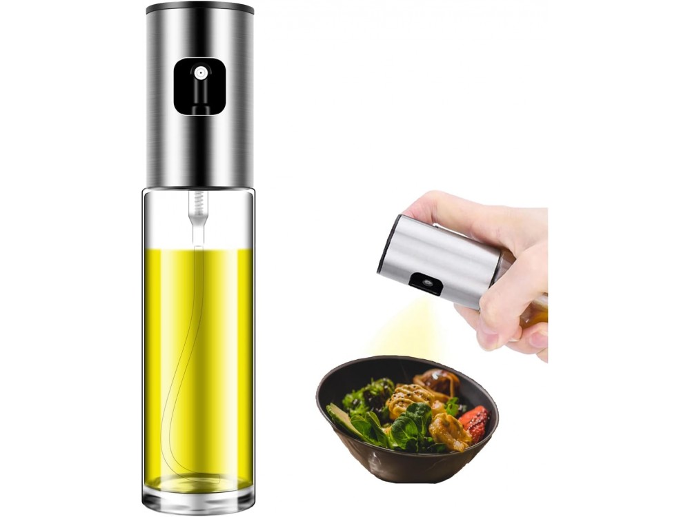 AJ 2-Pack Oil Glass Sprayer for Cooking, 100ml, Glass Oil Sprayer