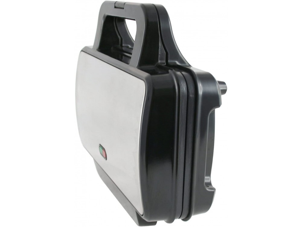 Emerio ST-109562.17 Toaster for 2 Toasts 900W - XXL Sandwich Toaster, Non-stick Griddle, Black