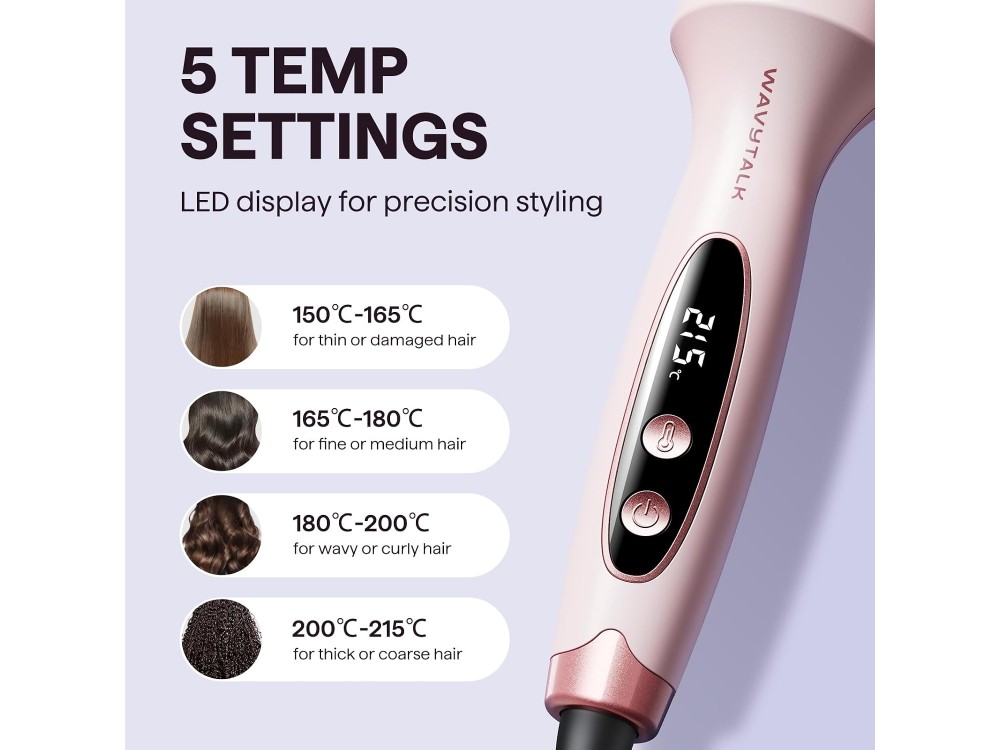 Wavytalk Blowout Boost Thermal Brush, Ηλεκτρική Βούρτσα Μαλλιών με Αέρα για Styling & Όγκο