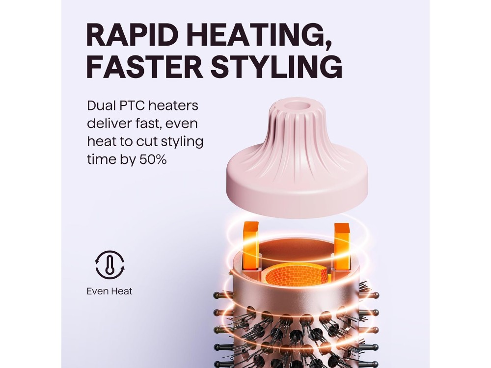 Wavytalk Blowout Boost Thermal Brush, Ηλεκτρική Βούρτσα Μαλλιών με Αέρα για Styling & Όγκο