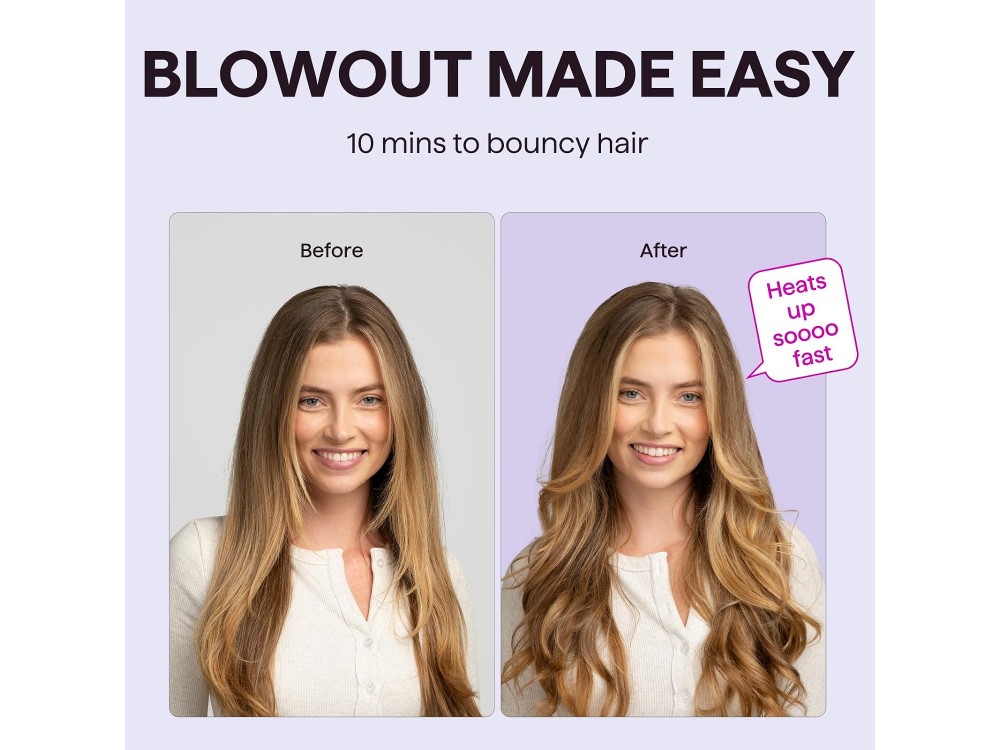 Wavytalk Blowout Boost Thermal Brush, Ηλεκτρική Βούρτσα Μαλλιών με Αέρα για Styling & Όγκο