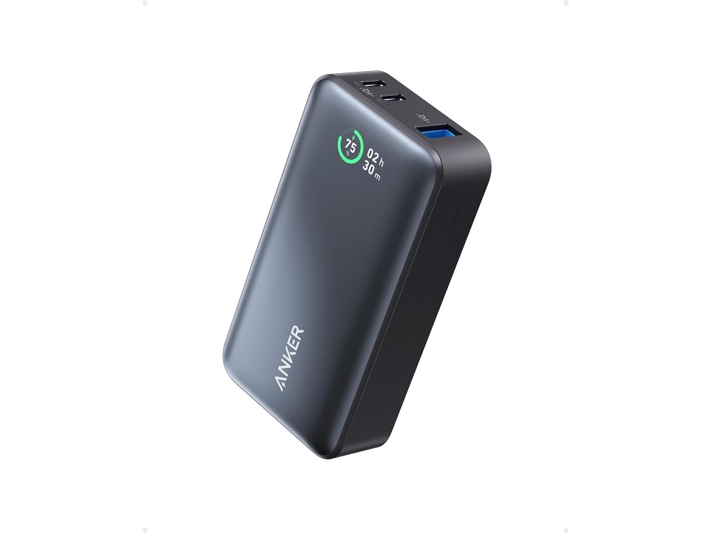 Anker 533 PowerCore 10K 30W USB-C Power Bank 10.000mAh with Power Delivery, PIQ3.0 & LED Clues, BLACK