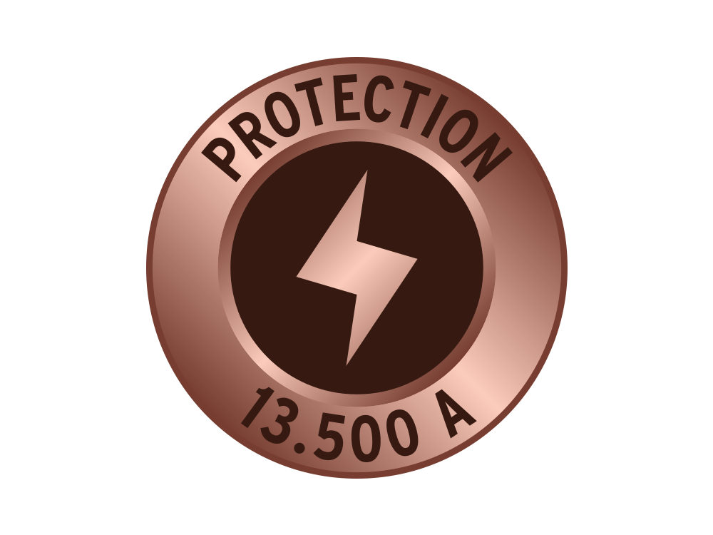Brennenstuhl Eco 6-outlet Surge Protection Strip, Πολύπριζο & Προστατευτικό τάσης 13.500Α με διακόπτη & 1,5M Καλώδιο, Μαύρο