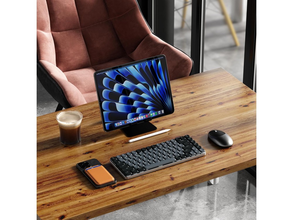 Satechi SM1 Slim 75% Mechanical Keyboard LED Backlit, Wireless Mechanical Keyboard 84 Keys with Bluetooth Connection, Dark Gray