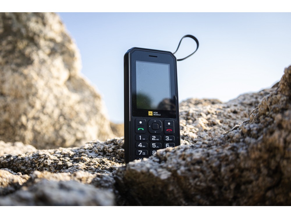 AGM M11 Αδιάβροχο κινητό τηλέφωνο IP68/IP69K, MIL-STD-810H, Dual SIM, 4G, Wi-Fi Hotspot, 4000mAh Battery, Black