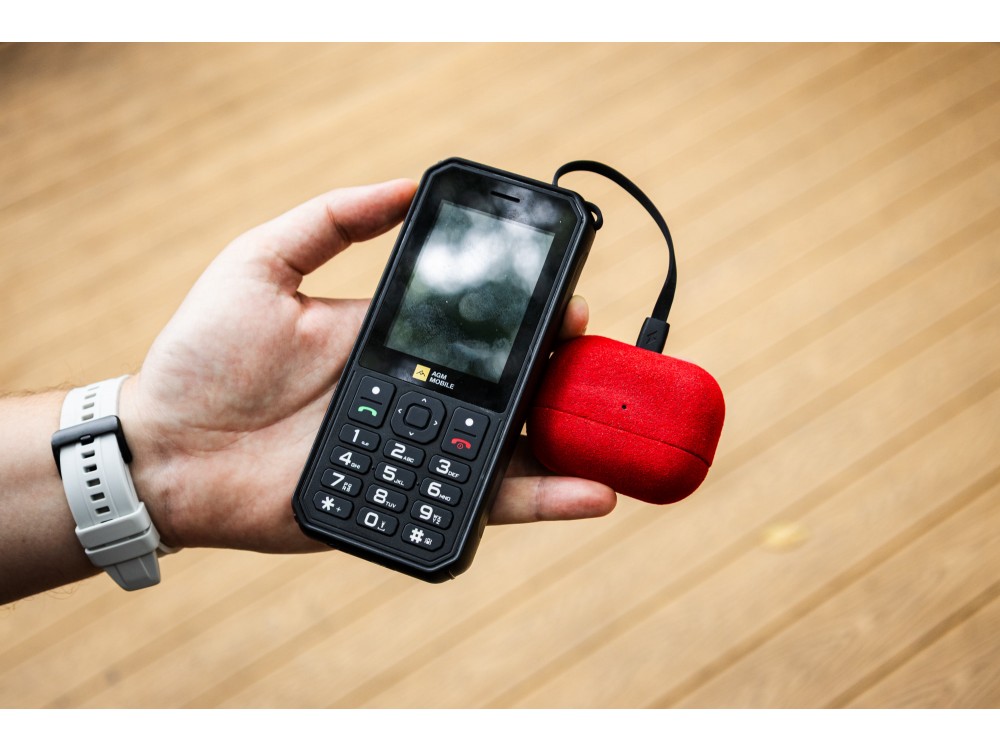 AGM M11 Αδιάβροχο κινητό τηλέφωνο IP68/IP69K, MIL-STD-810H, Dual SIM, 4G, Wi-Fi Hotspot, 4000mAh Battery, Black