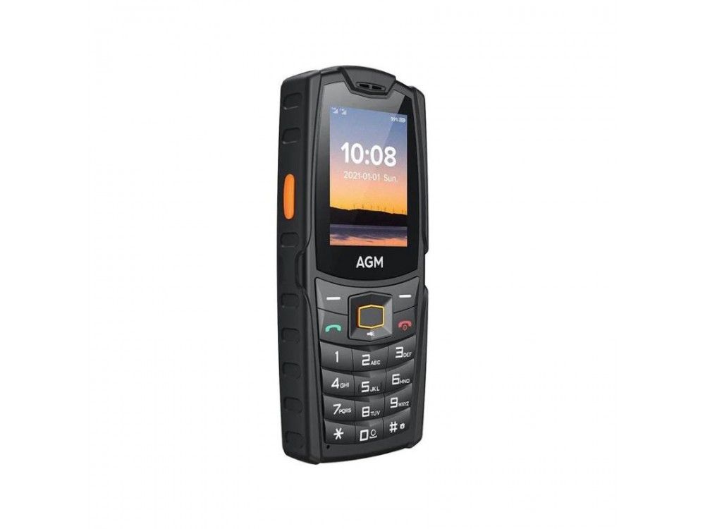 AGM M6 Black Waterproof Mobile Phone Drop Resistant IP68/IP69K, Dual Sim, 4G