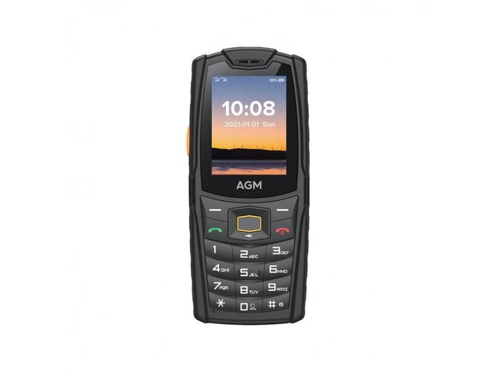 AGM M6 Black Waterproof Mobile Phone Drop Resistant IP68/IP69K, Dual Sim, 4G