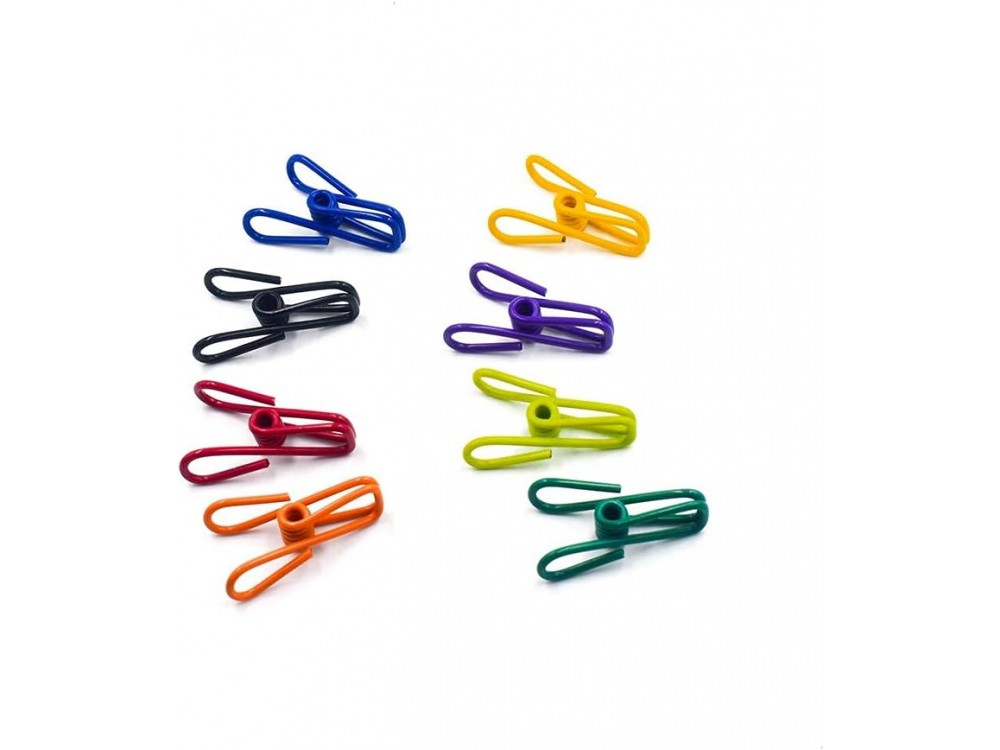 AJ 20-Pack Chip Clips, Multipurpose Clips / Pegs Set of 20pcs (Various Colors)