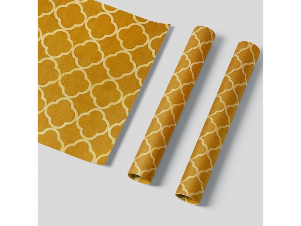 AJ 6-Pack Beeswax Food Wrap Organic, Κερομάντηλα Τροφίμων Σετ των 6τμχ σε 3 Μεγέθη (S+M+L), Honeycomb