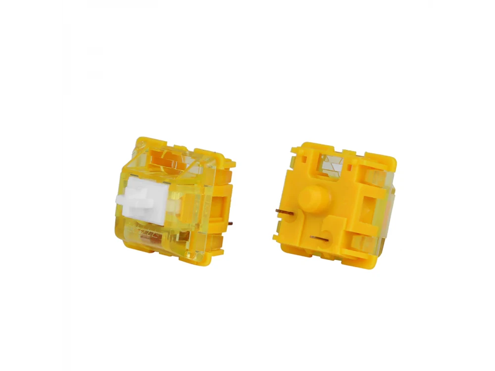 Ajazz Diced Fruit Banana Switch Set for Keyboard, Replacement Tactile Switches for Mechanical Keyboard, Set of 45+1 Pieces