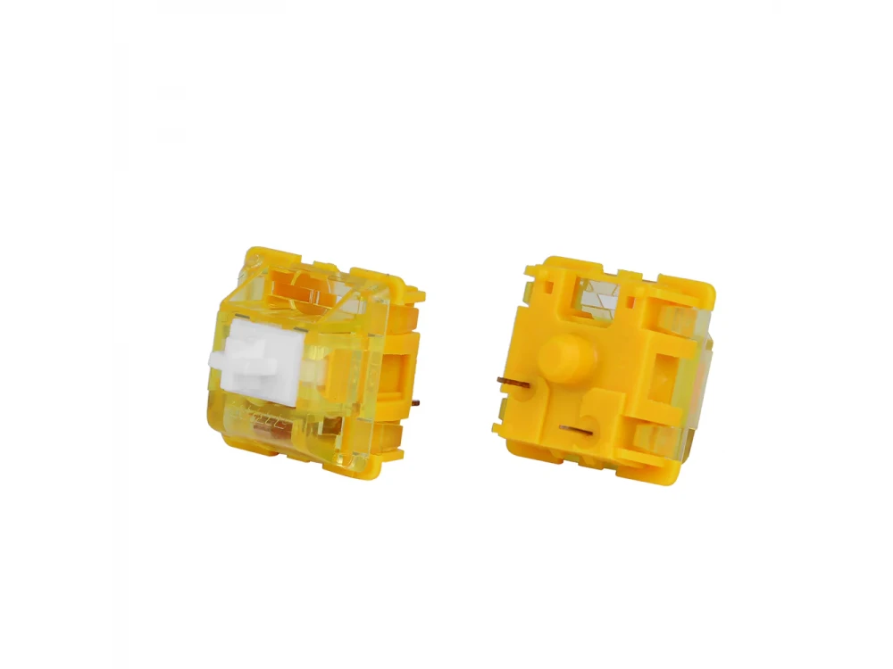 Ajazz Diced Fruit Banana Switch Set for Keyboard, Ανταλλακτικοί Διακόπτες Tactile για Μηχανικό Πληκτρολόγιο, Σετ των 45+1 Τμχ