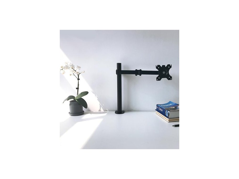 Nordic Single Arm Desk Mount with Clamp, 13”-32”, up to 6kg - AM3-21