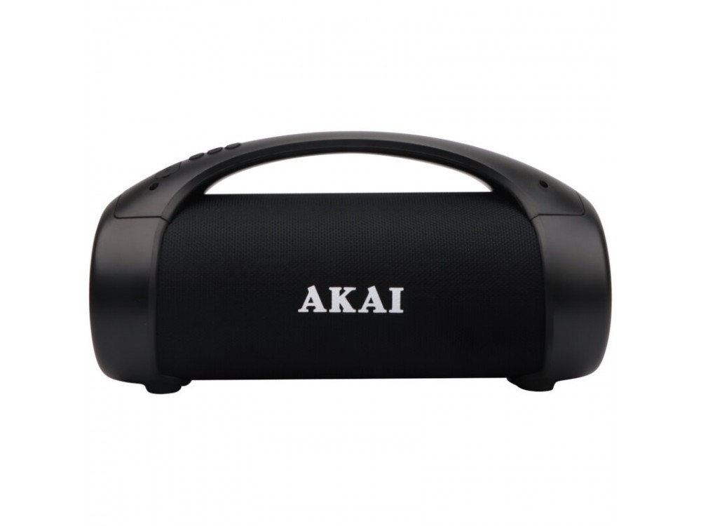 Akai ABTS-55 Portable Bluetooth Speaker 50W with RGB LED, FM Radio, USB port, Micro SD & Input Aux, Function TWS & Handsfree, Black