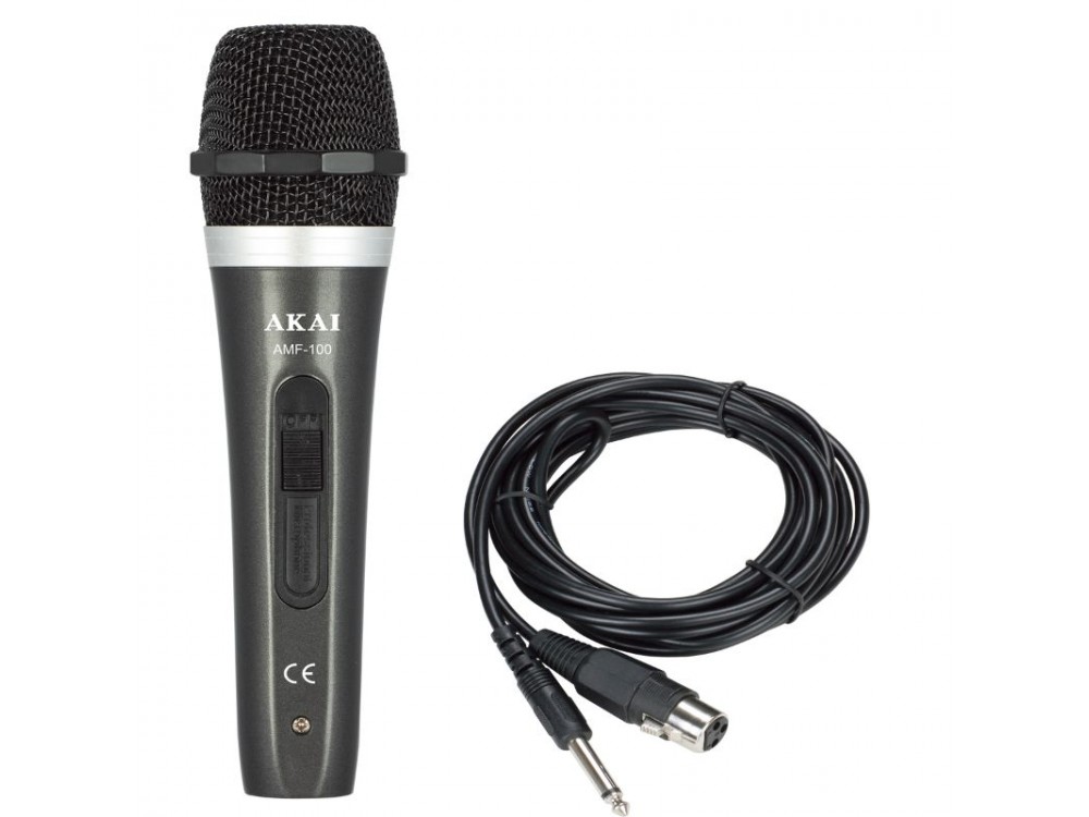 Akai AMF-100 Dynamic Handheld Microphone 6.35mm