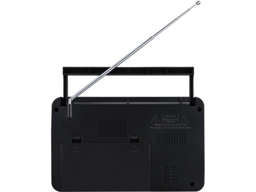 Akai APR-200 Portable Global Receiving Radio, Digital with Aux-In & Headphone Output, Power/Battery, Black