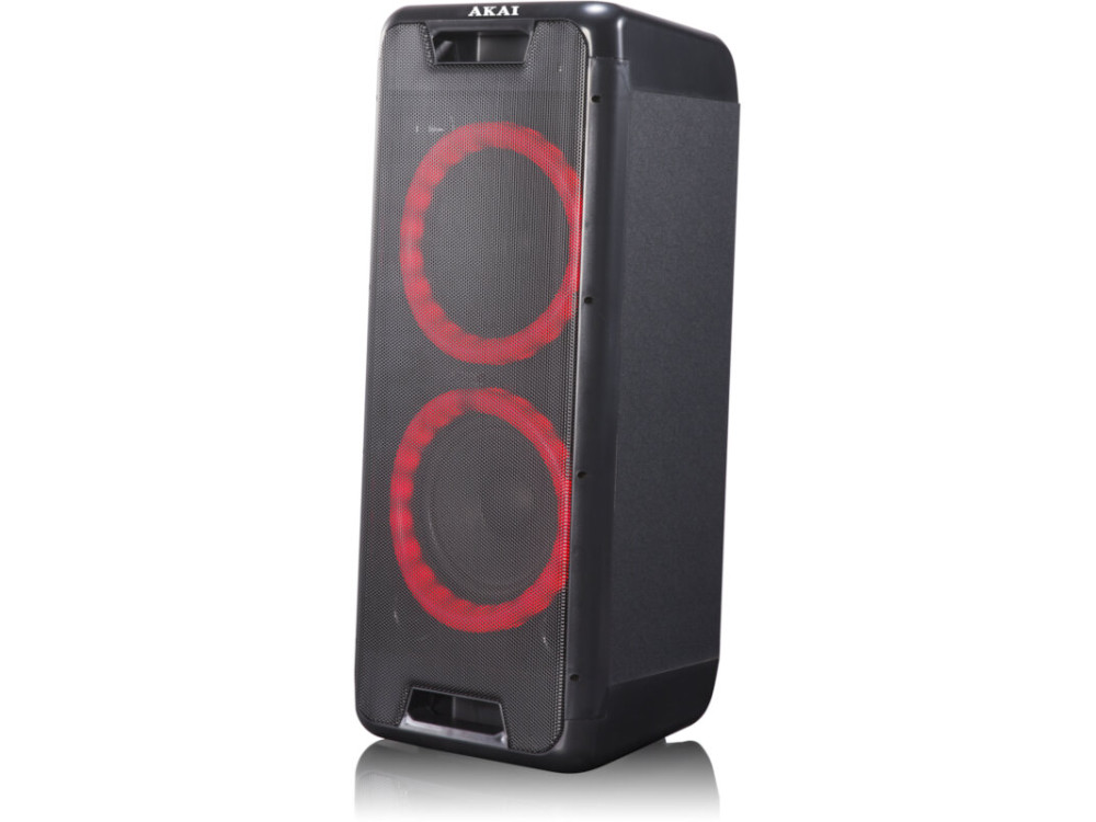 Akai DJ-880 Party Speaker, Φορητό Bluetooth Ηχείο 100W RMS με RGB LED Υποστήριξη TWS και Υποδοχή για Μικρόφωνο & Όργανο