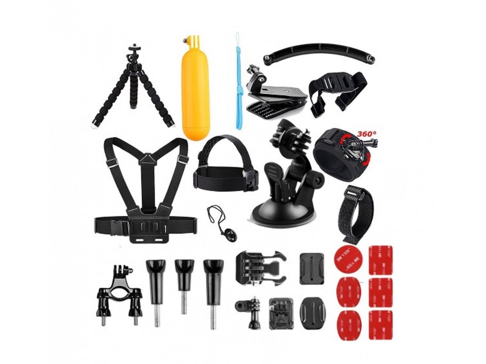 Akaso 14 in 1 Outdoor Action Camera Accessories Kit, 14-in-1 Accessories Set for Akaso Action Cameras