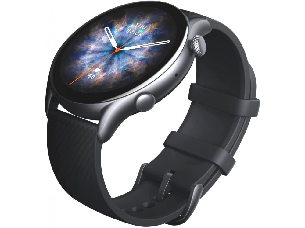 Amazfit GTR 3 Pro 46mm Smartwatch 1.45" AMOLED Screen, GPS, 5ATM Waterproof,  Infinite Black