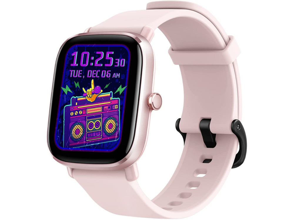 Amazfit GTS 2 Mini Smartwatch 40mm με Οθόνη AMOLED 1.55", Παλμογράφο & Built-In GPS, Αδιάβροχο, Flamingo Pink