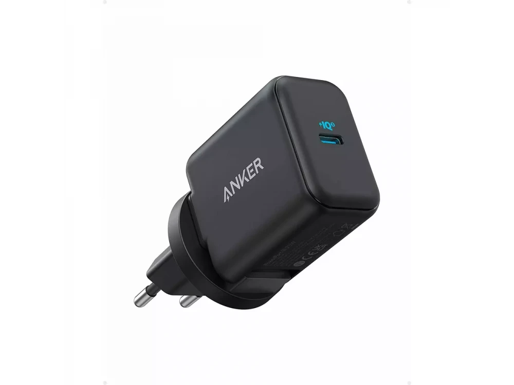 Anker 312 Ace Φορτιστής πρίζας 25W (Για Samsung) Type-C με PPS & PIQ3.0, Μαύρος