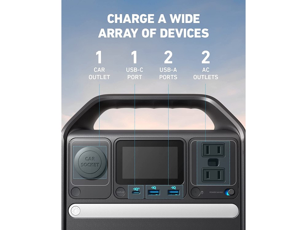 Anker 521 PowerHouse Portable Power Station,80k mAh, 256 Wh, 60W USB-C PD - OPENED PACKAGE