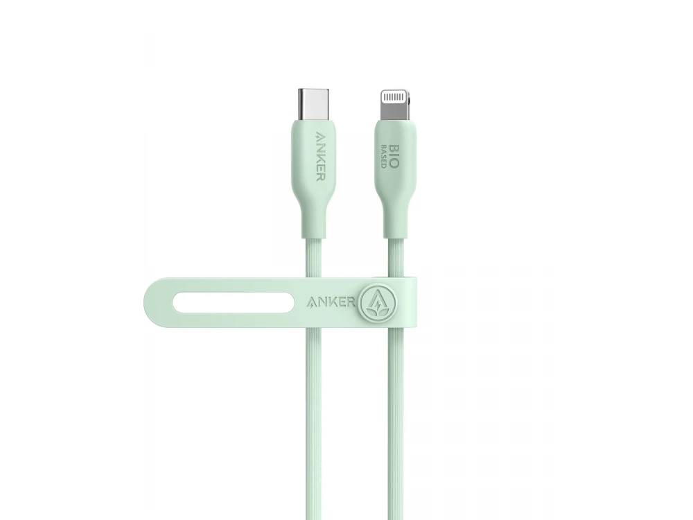 Anker 541 USB-C to Lightning cable 6ft. for Apple iPhone / iPad / iPod MFi, Bio-Based, Natural Green