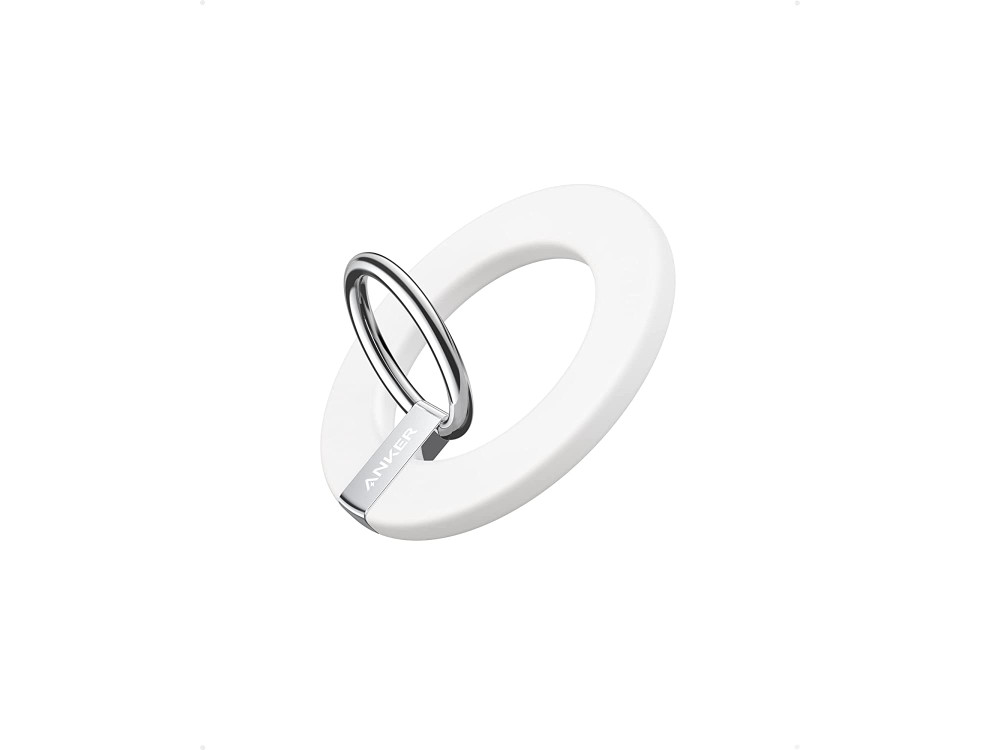 Anker 610 Magnetic Phone Grip MagGo, Μαγνητικό Ring Holder / Kickstand για iPhone 12 / 13 Series - A25A0G21, Dolomite White