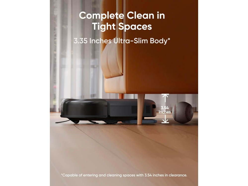 Anker Eufy C20 - Smart Robot Vacuum / Mopping Cleaner 7,000Pa with Self-Cleaning Mop & Dock, Black