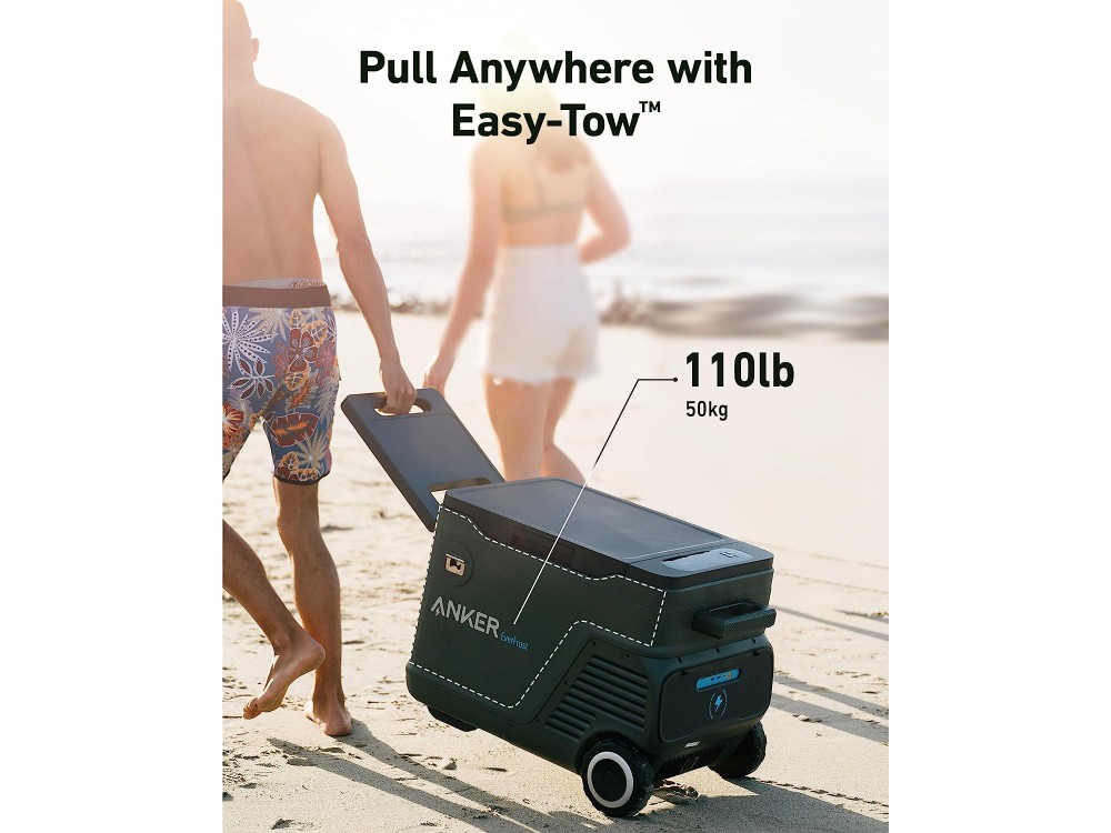 Anker EverFrost Dual-Zone Powered Cooler 30, with Battery, 33L