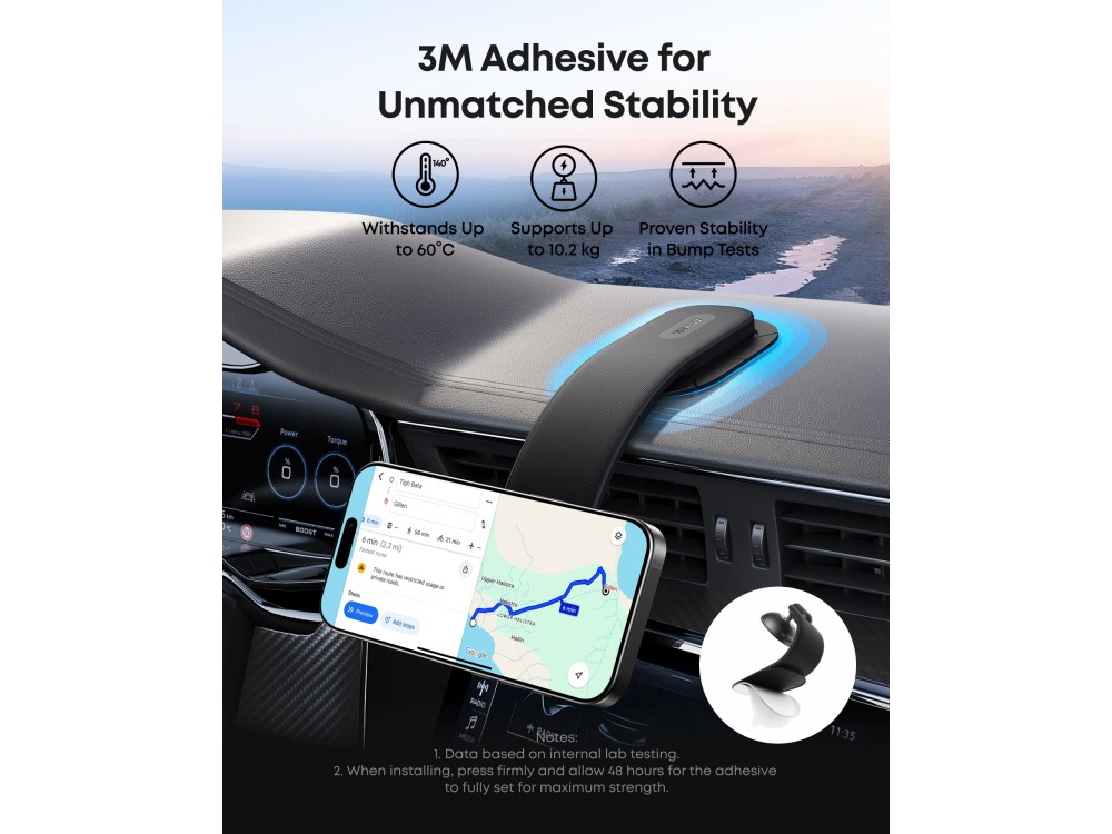 Anker Nano Wireless Car Charger 15W, MagGo set with Car Charger