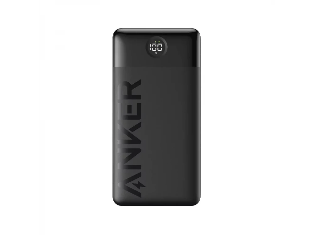 Anker PowerCore 326 20K USB-C Power Bank 20,000mAh with LED Display, Black
