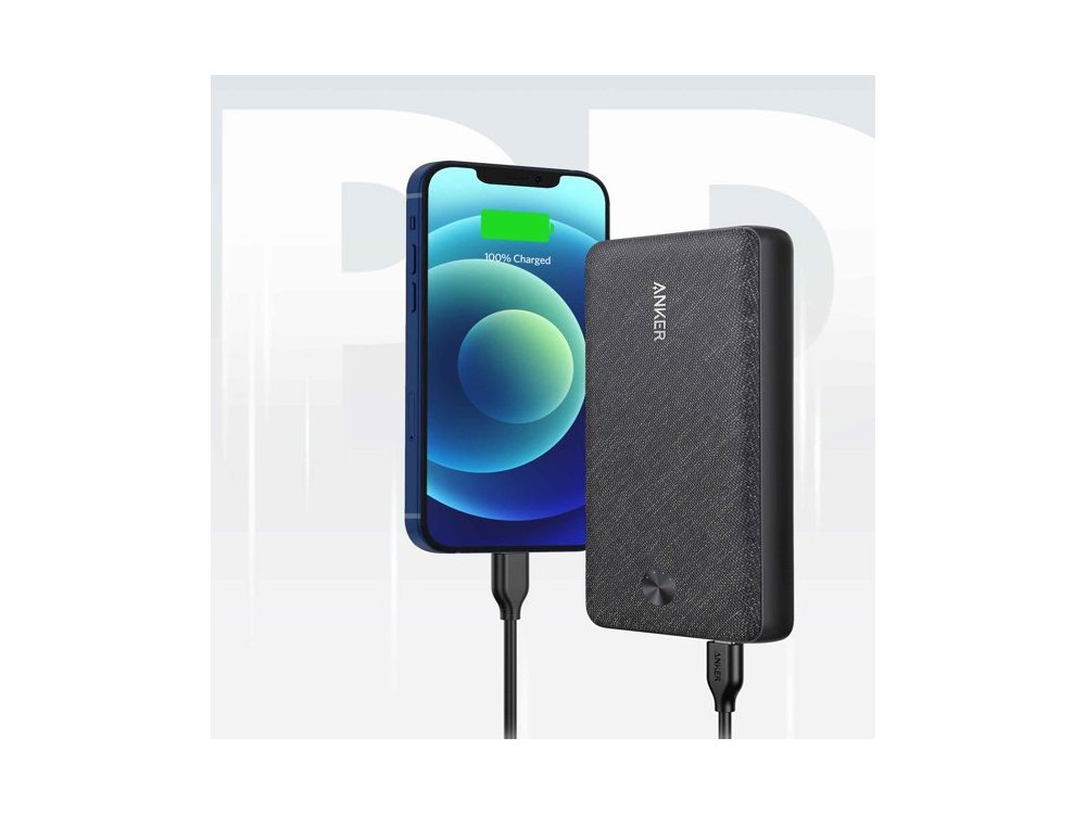 Anker PowerCore III Sense 20K PD USB-C Power Bank 20.000mAh Power Delivery - A1365G11, Black