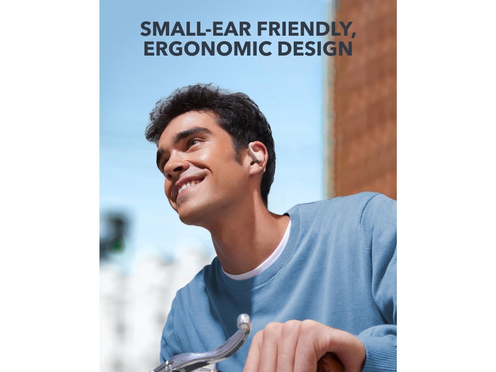 Anker Soundcore AeroFit Bluetooth 5.3 Ακουστικά Open-Ear με BassUp, IPX7 & APP, Soft Pink