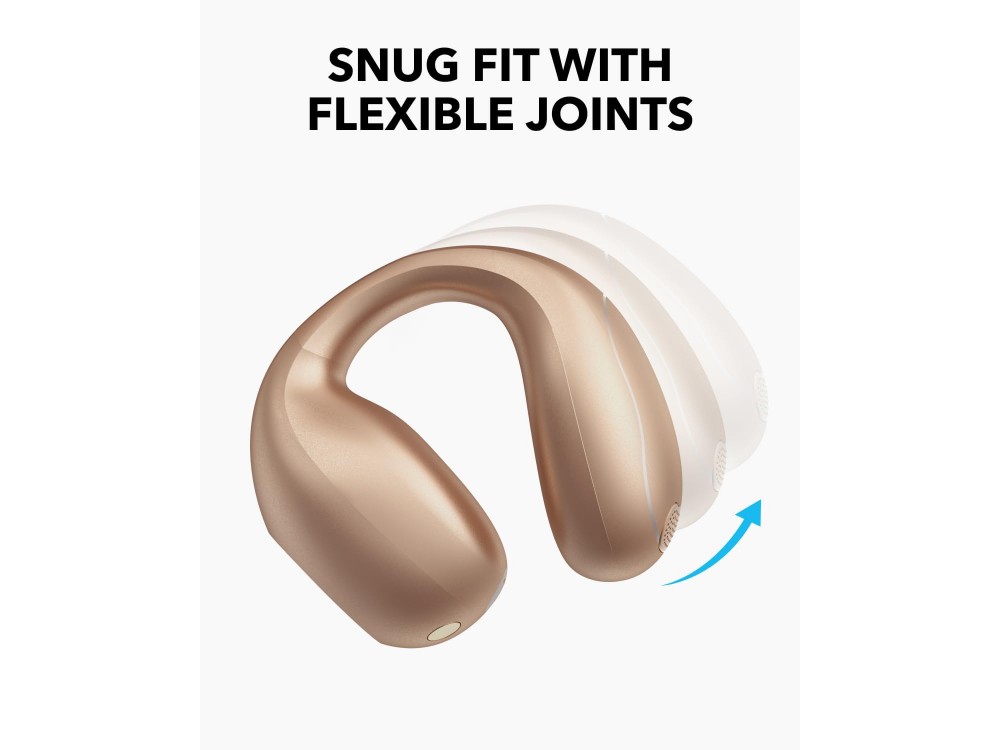Anker Soundcore C40i Bluetooth 5.4 Open-Ear Headphones Waterproof & Battery Life up to 21 Hours, Golden