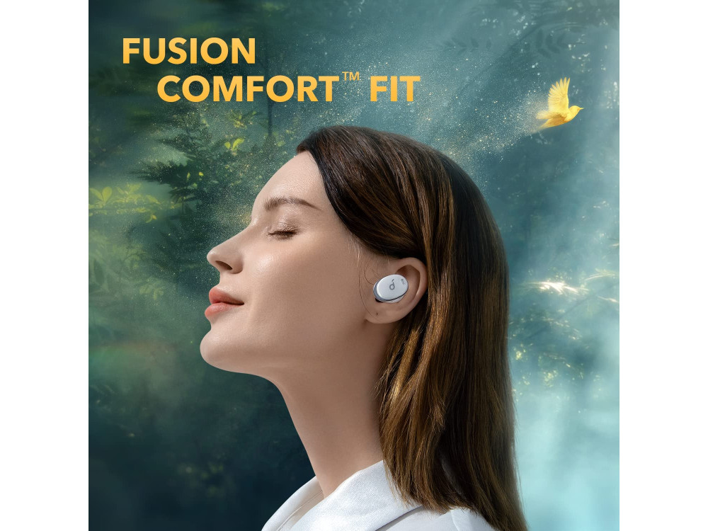 Anker Soundcore Liberty 3 Pro Personalized Noise Cancelling Bluetooth Ακουστικά TWS με ACAA 2.0 Drivers - A3952G21, Λευκά
