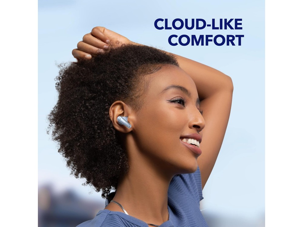 Anker Soundcore Liberty 4 ANC Bluetooth TWS Headphones with ACAA 3.0, Hi-Res Premium Sound & Spatial Audio, Sky Blue