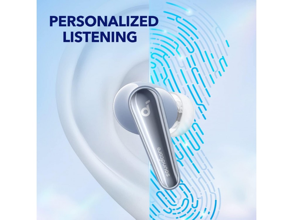 Anker Soundcore Liberty 4 ANC Bluetooth TWS Headphones with ACAA 3.0, Hi-Res Premium Sound & Spatial Audio, Sky Blue
