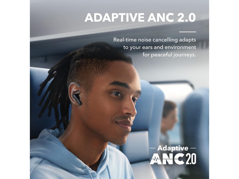 Anker Soundcore Liberty 4 NC Bluetooth Ακουστικά TWS με LDAC, Hi-Res Premium Sound & Wireless Charging, Velvet Black