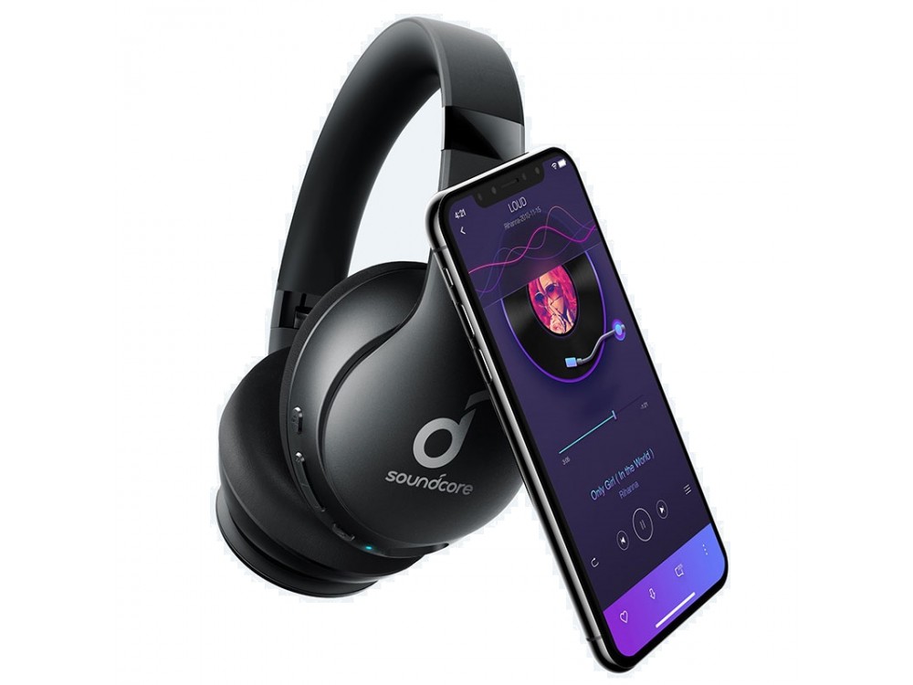 Anker Soundcore Life 2 Neo Bluetooth ακουστικά με Bluetooth 5.0, Hi-Res Sound, USB-C Fast Charging & BassUp Mode, Μαύρα
