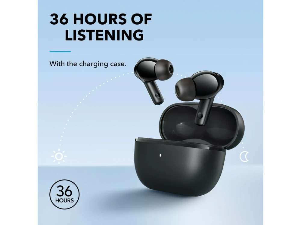 Anker Soundcore Life Note 3i Noise Cancelling Bluetooth 5.2 Ακουστικά TWS, Μαύρα - A3983G11